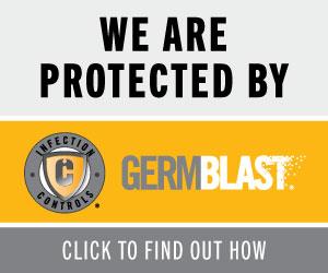 We are protected by Germ Blast. 